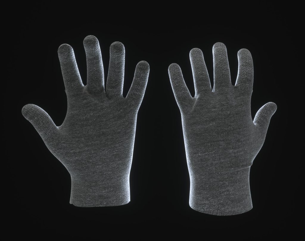 Бепслатная модель 3D перчатки для Marvelous + FBX формат Free 3d glove